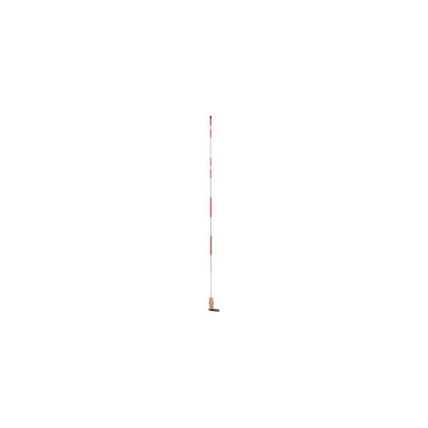 2673-00001 Hydrant/Utility Marker, 5' Long with Flat Bracket, Red/White